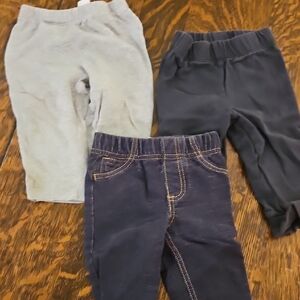 Carter's Cozy Joggers Set - Light Gray, Dark Gray, Navy